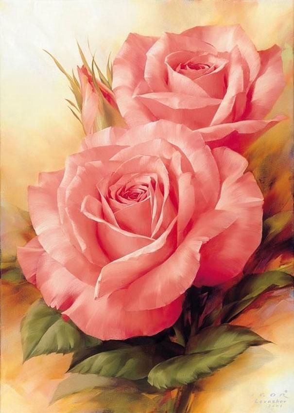 25 Beautiful Flower Painting From Top Artists Around The World