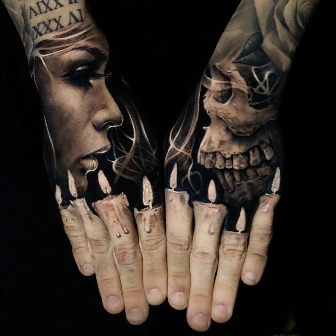 Cool hand tattoo