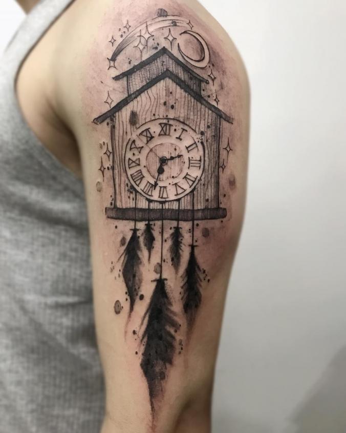 Illustration style tattoo