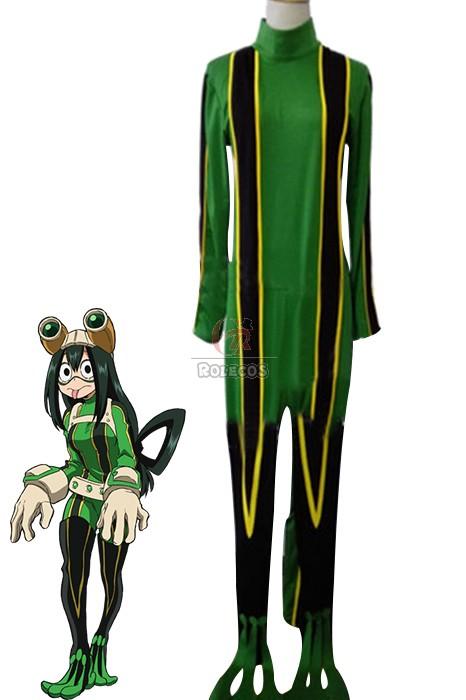 Buy My Hero Academia Tsuyu Asui Anime Cosplay Costumes Battle Costumes - RoleCosplay.com