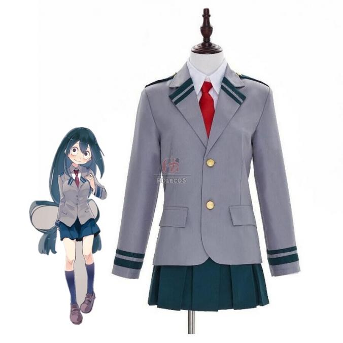 Buy My Hero Academia Tsuyu Cosplay Dress Costumes for Sale - RoleCosplay.com