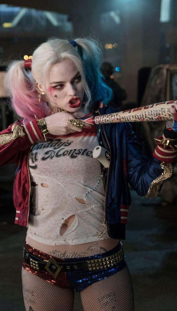 Margot Robbie as Harley Quinn in the film “Suicide Squad.”