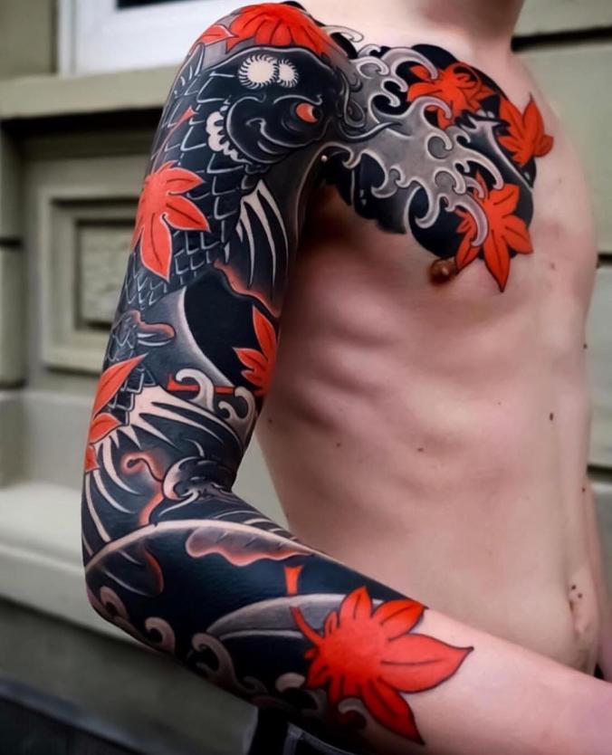  Fantastic sleeves Japanese tattoo 