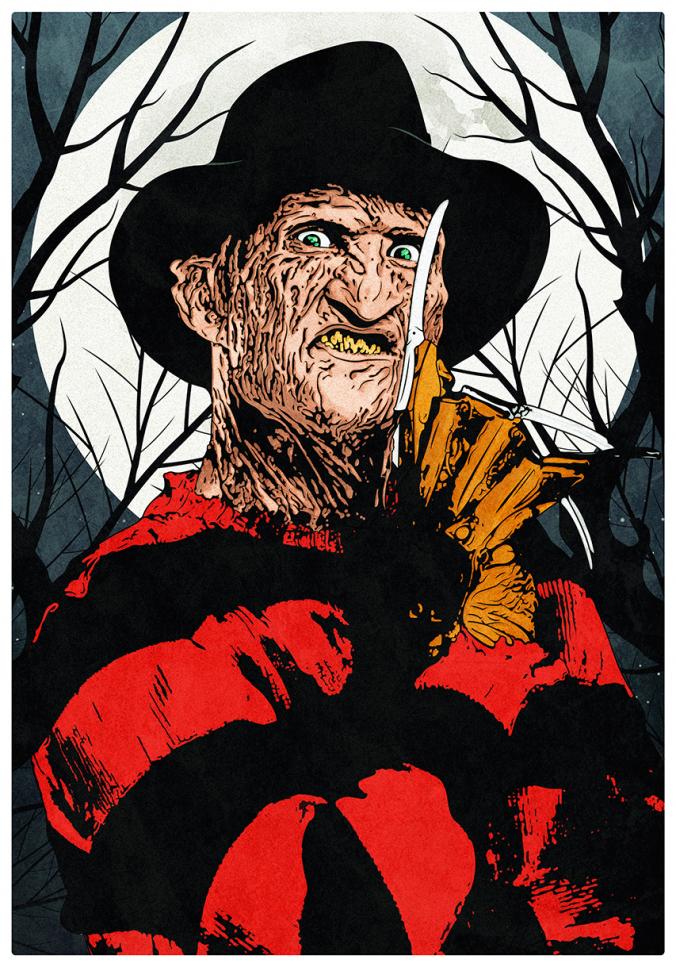 Freddy Krueger "SLEEP KILLS!" (Poster) on Behance