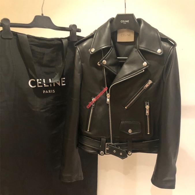 Celine 2019 Classic Jacket In Lambskin Black