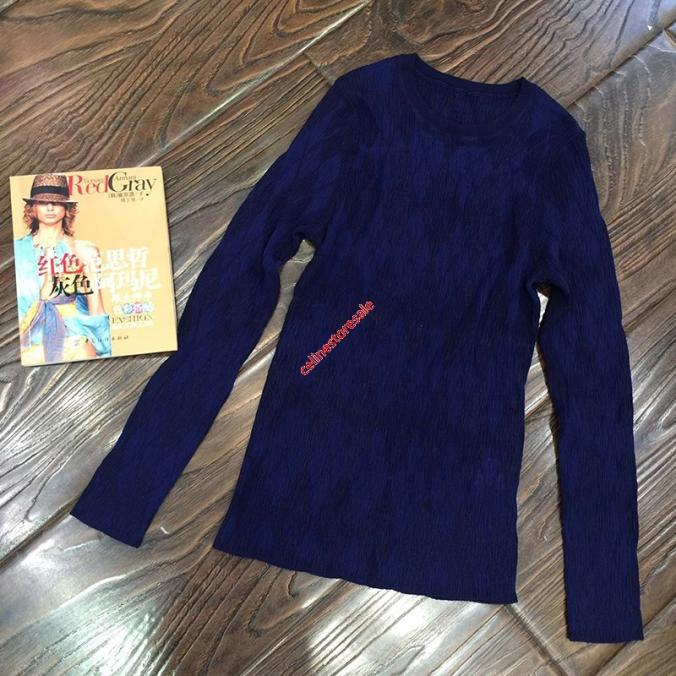 Celine Crewneck Sweater In Merino Wool Blue