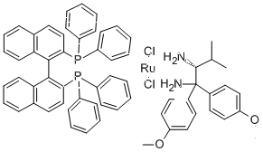 Dichloro[(S)-(-)-2,2'-bis(diphenylphosphino)-1,1'-binaphthyl][(2S)-(+)-1,1-bis(4-methoxyphenyl)-3-methyl-1,2-butanediamine]ruthenium(II) dic...