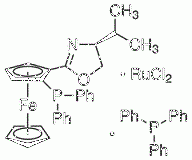 ( ) Dichloro[(S) 4 (i propyl) 2 {(S) 2 (diphenylphosphino)ferrocenyl}oxazoline](triphenylphosphine)ruthenium(II)