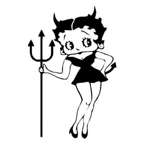 Betty Boop The Little Devil S Decal