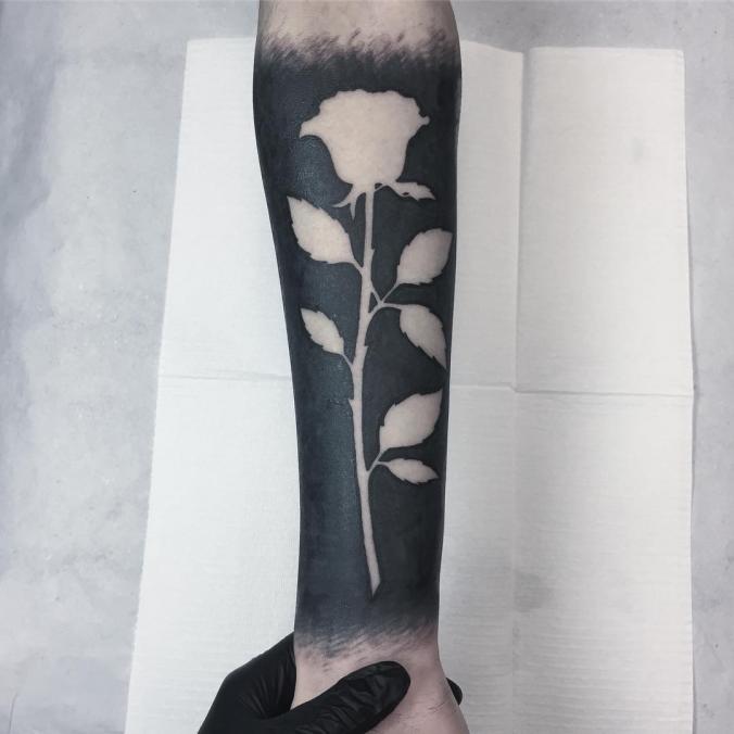 yanina VILAND on Instagram ：“First session for future blackwork sleeve for Ilan from Ponta Grossa 