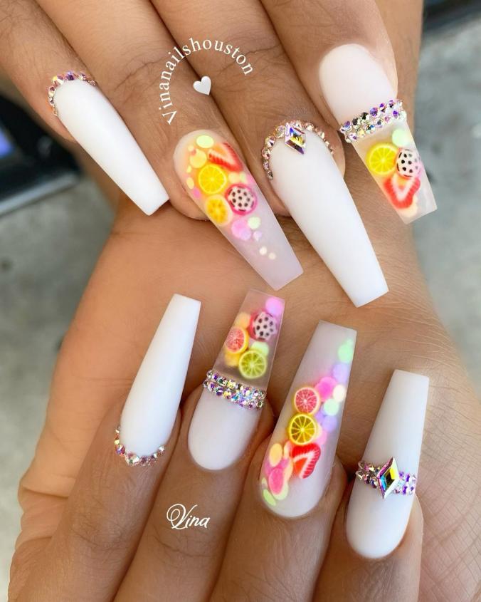 Vina's Nails on Instagram ：“Fruity Smoothie. 