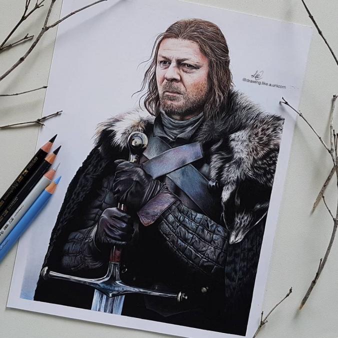 Leonie on Instagram ：“Finally finished Ned Stark 