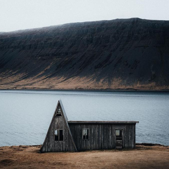 Hannes Becker on Instagram：“Lonely shed, hidden in the midst of Iceland‘s Westjords..”