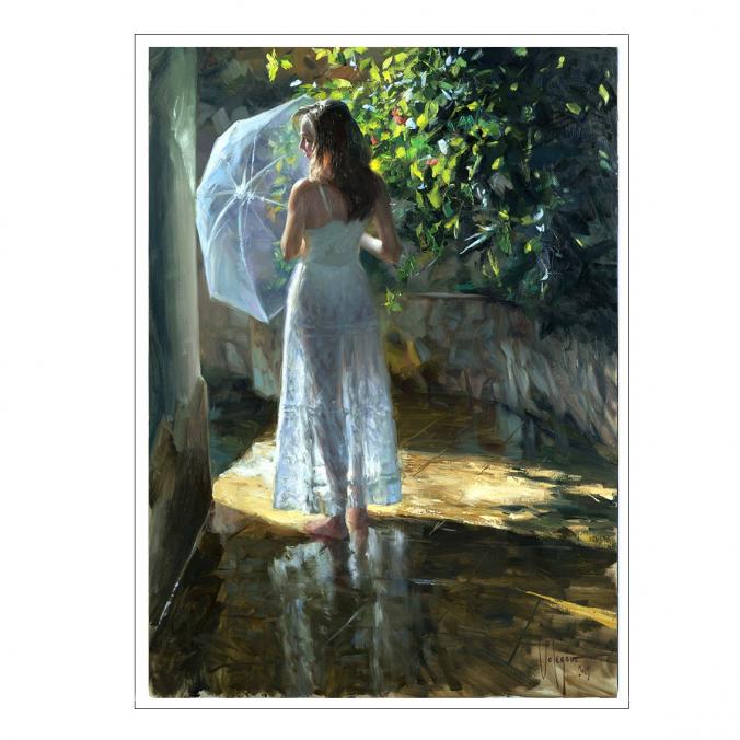 Image of PRINT ON CANVAS "AFTER THE RAIN"
