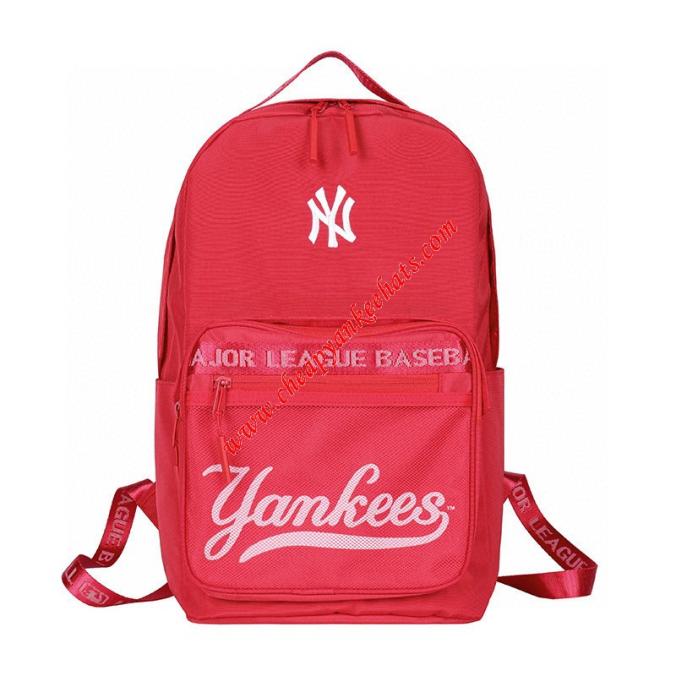 MLB NY Team Logo Backpack New York Yankees Red
