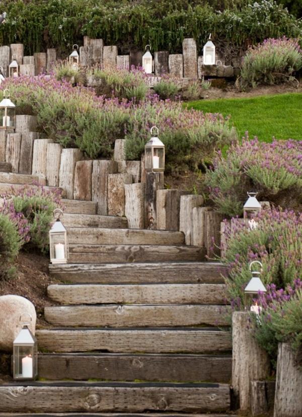 Cool Garden Stair Ideas For Inspiration 