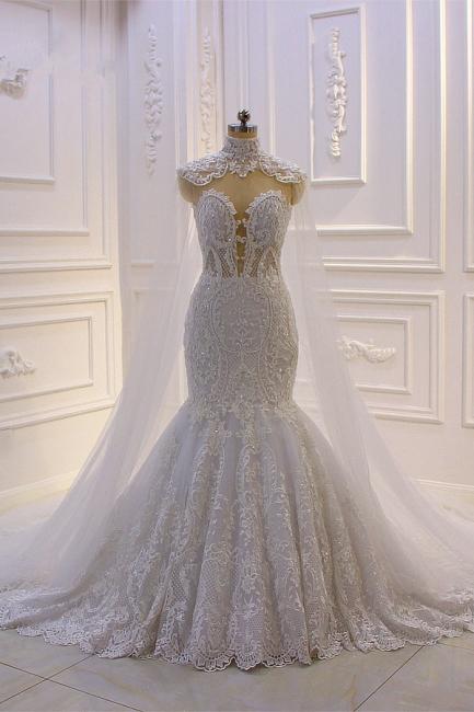 Designer Brautkleider meerjungfrau Spitze | Extravagante Hochzeitskleider