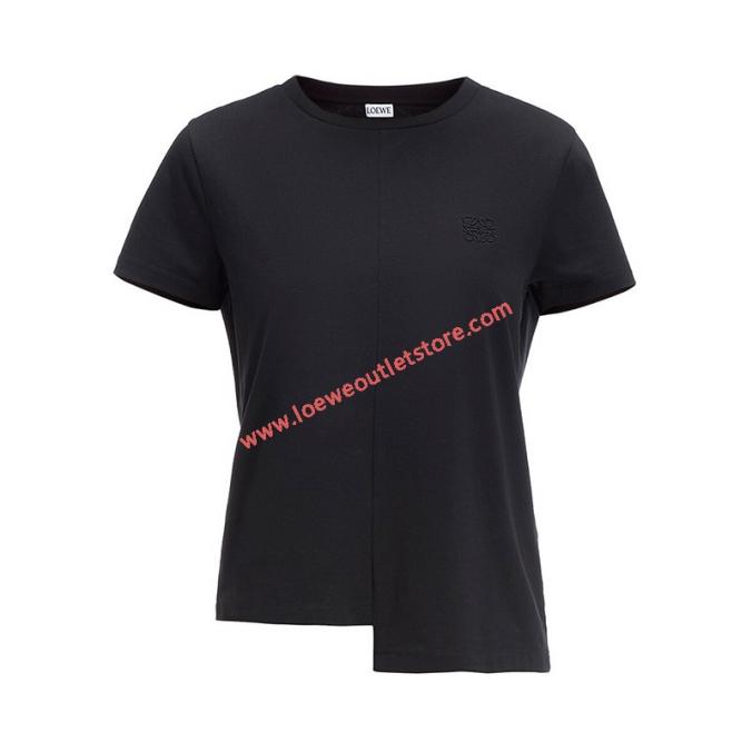 Loewe Asymmetric Anagram T-shirt Black