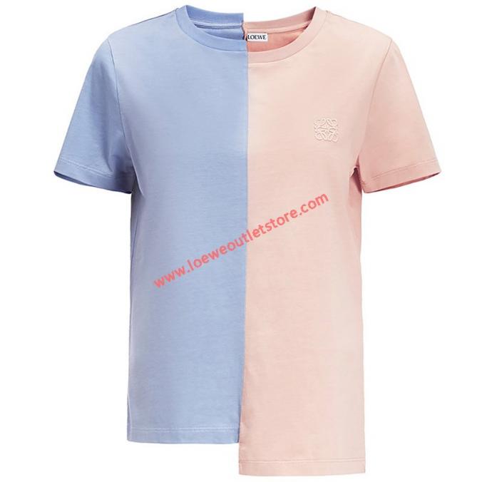 Loewe Asymmetric Anagram T-shirt Blue/Pink