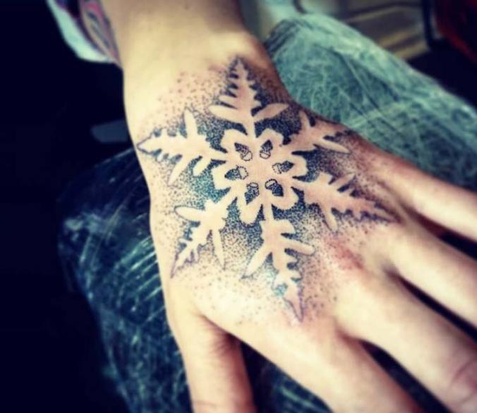 Tattoo photo - Snowflake tattoo by Casimir Nyblom