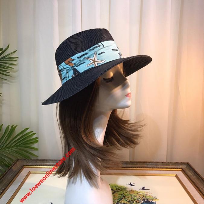 Loewe X Paula's Ibiza Dorfman Hat In Black