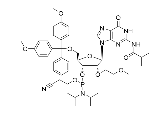 CAS 251647-55-9 5'-O-DMT-N2-isobutyryl-2'-O-​methoxyethylguanosine 3'-CE phosphoramidite - RNA / BOC Sciences