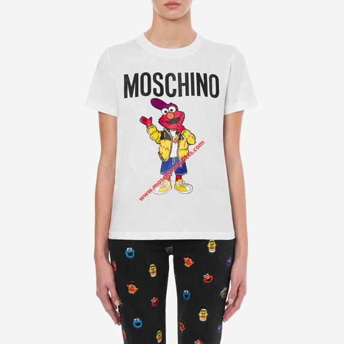 Moschino x Sesame Street Elmo T-Shirt White