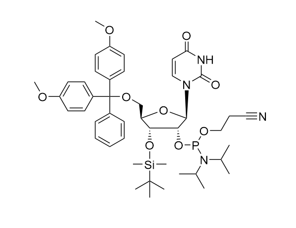 CAS 129451-77-0 3'-O-tert-Butyldimethylsilyl-5'-O-DMT-uridine 2'-CE phosphoramidite - RNA / BOC Sciences