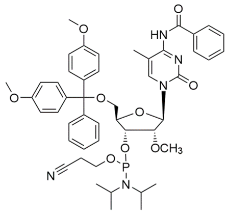 CAS 166593-57-3 5'-O-DMT-N4-Benzoyl-5-methyl-2'-O-methylcytidine 3'-CE phosphoramidite - RNA / BOC Sciences