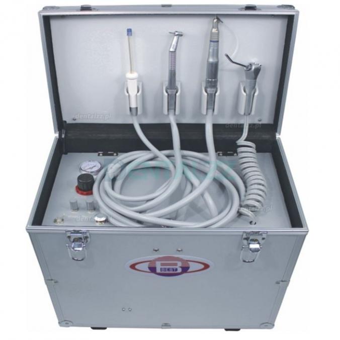 Przenośna jednostka stomatologiczna jest nowatorski, piękne, kompletne funkcje, dobrze wykonane dźwigni typu urządzeń stomatologicznych.