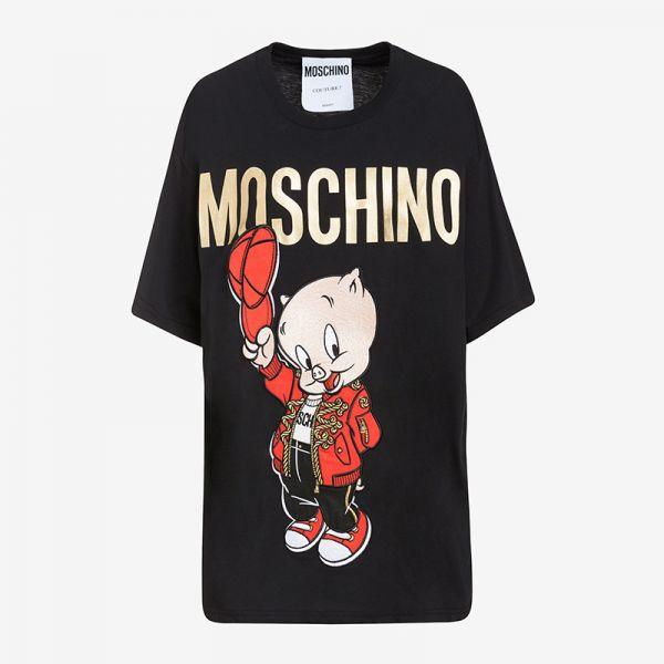 Moschino Chinese Pig Year T-Shirt Black
