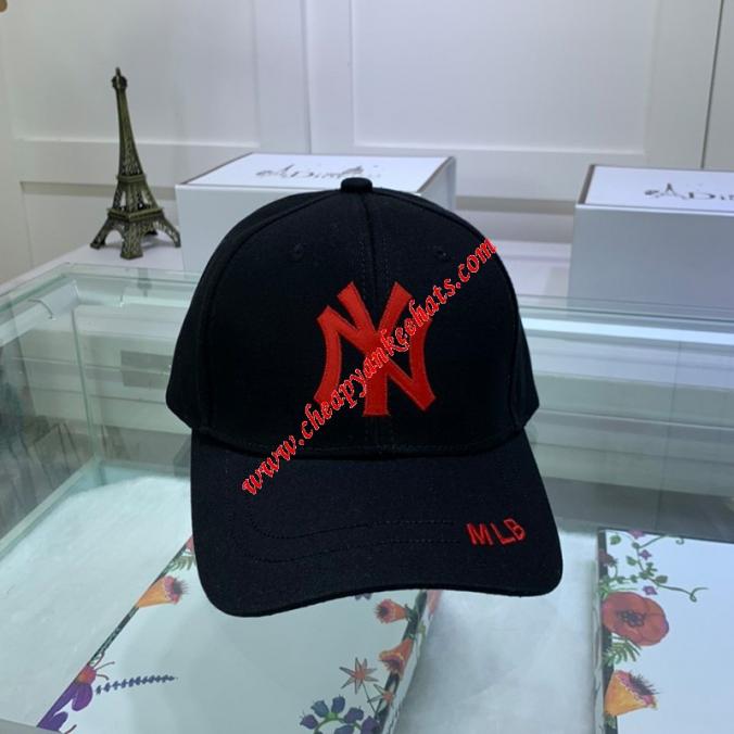 MLB NY Adjustable Cap New York Yankees Hat Black