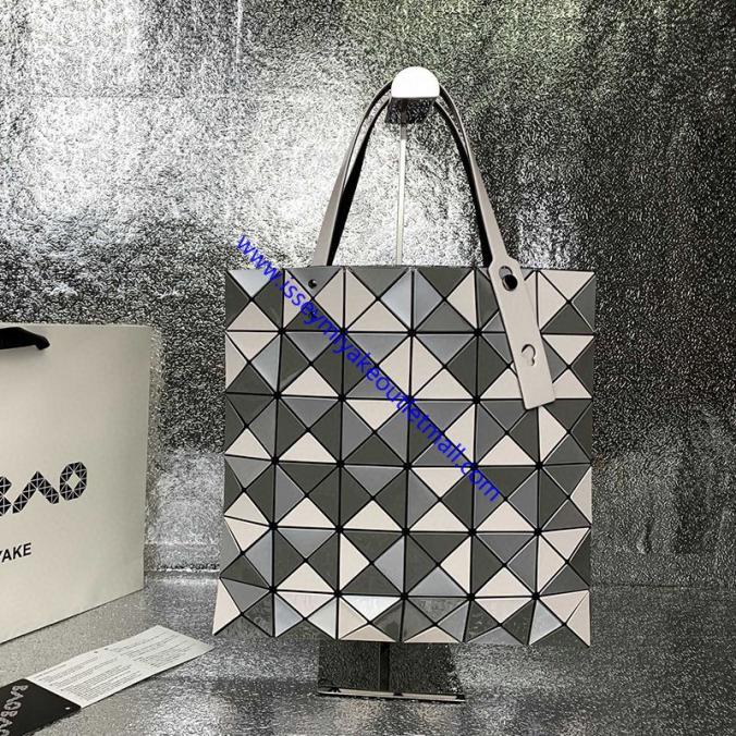 Issey Miyake Lucent Bi color Tote Grey