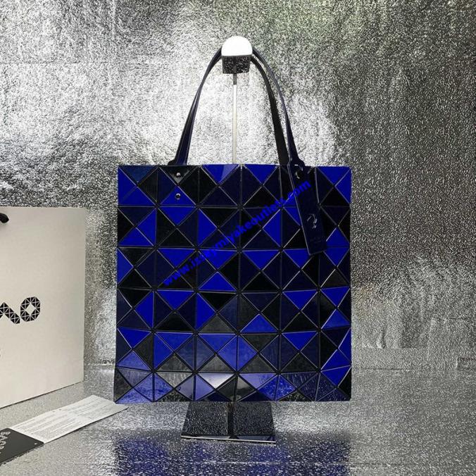 Issey Miyake Lucent Bi color Tote Blue