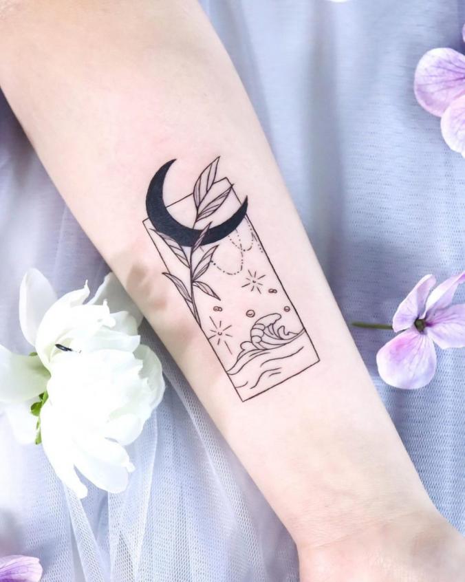 26+ Romantic Moon Tattoo Ideas That Will Give You Ink Envy | Check out these glowing moon tattoo ideas for your own ink inspiration. Lifesty...