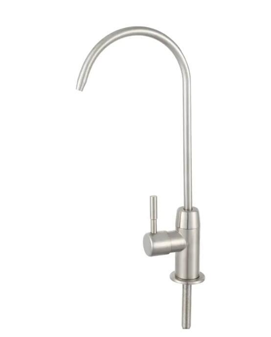 brushed kitchen water filter faucet:https://www.chinachaoling.com/product/single-cold-faucet/drinking-water-purifier-faucet-brushed-kitchen-water-filter-faucet.html

1.304SUS Brushed ,Not prone to rust
2.Lead-Free And Anti-Scratch, Not Easy To Discoloration
3.Easy to clean
4.Pure water