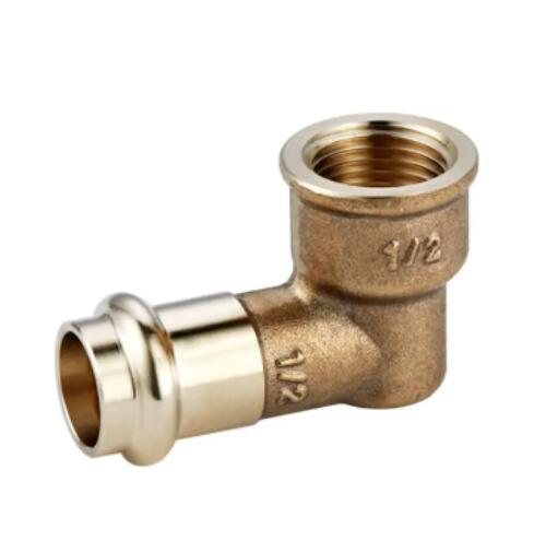 Lead-free Brass Press 90°Elbow Press X FPT - 1/2 Inch（https://www.fadavalve.com/product/press-fit-brass-elbow/leadfree-brass-press-90-elbow-press-x-fpt-1-2-inch.html）
 Lead-free, approved for potable water
• Standards: NSF/ANSI 61; NSF/ANSI 372