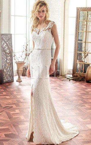 Abito da Sposa Conservatore Lusso in Pizzo Vintage in Pizzo