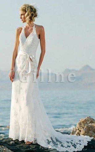 Abito da Sposa Anello Formale E Informale a Riva in Pizzo Elegante