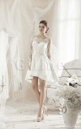 Abito da Sposa con Applique con Fusciacca con Nastro Moda Semplice