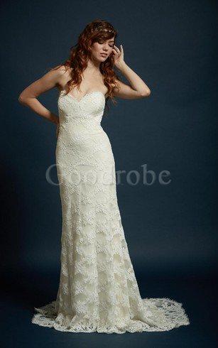 Robe de mariée plissage naturel delicat charmeuse avec décoration dentelle