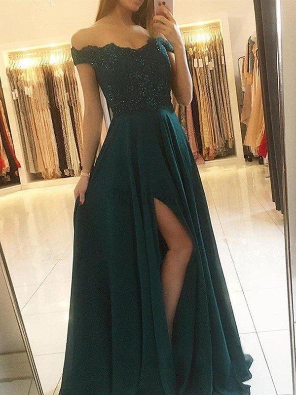 A Linie Schön Prinzessin Ärmelloses Normale Taille Ballkleid mit Perlen aus Chiffon