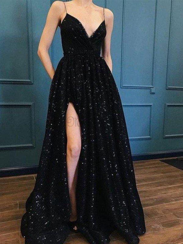 A Linie Prinzessin V Ausschnitt Unglaublich Ballkleid ohne Ärmeln mit Spaghettiträger