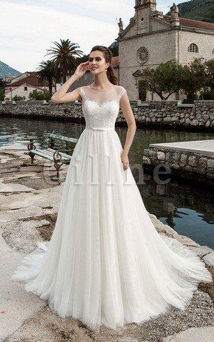 Abito da Sposa con Bottone Favola Originale Classico in Pizzo