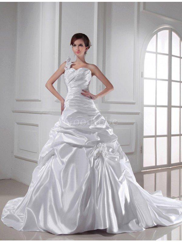 Robe de mariée plissé longue ligne a avec sans manches cordon